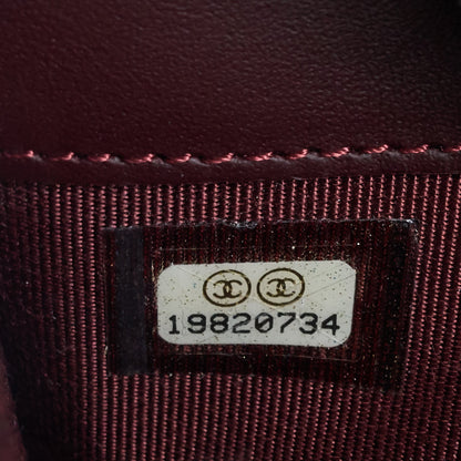 Chanel L-Yen Caviar Leather Wallet