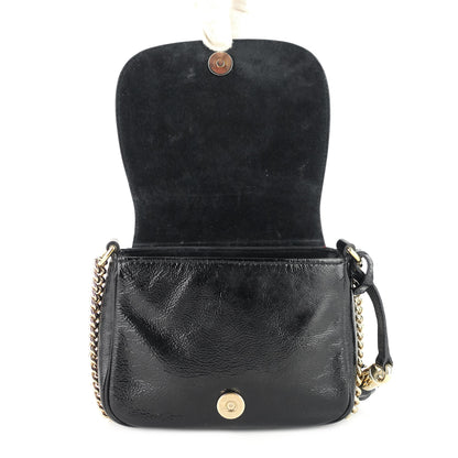 Gucci Soho Patent Leather Chain Crossbody Bag
