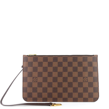 Louis Vuitto Neverfull GM with Pouch Damier Ebene Tote Bag