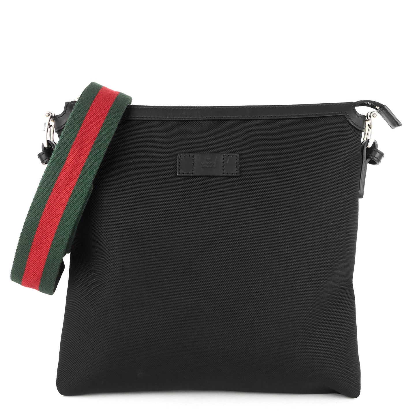 Gucci Web Techno Canvas Crossbody Bag