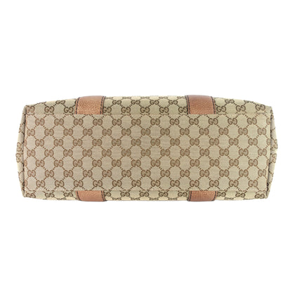 Gucci Libeccio Bamboo Bar Medium Canvas Tote Bag