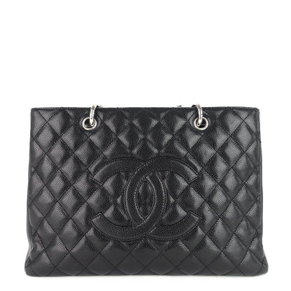 Chanel Grand Shopping Tote GST Caviar Leather Bag