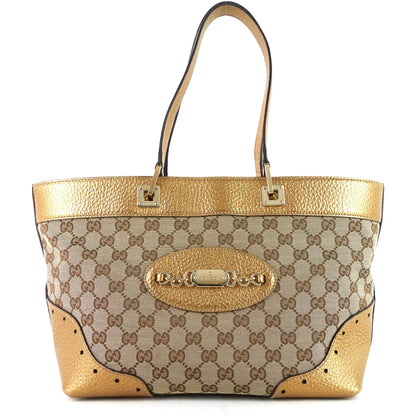 Gucci GG Canvas Punch Tote Bag