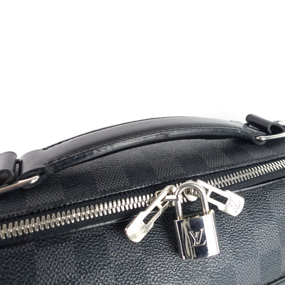 Louis Vuitto Steeve Damier Graphite Canvas Briefcase Bag