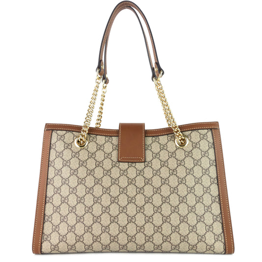 Gucci Padlock GG Supreme Canvas Medium Shoulder Bag