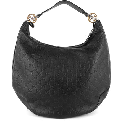 Gucci GG Twins Guccissima Leather Hobo Bag