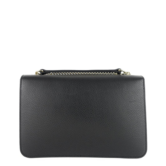 Gucci Dollar Interlocking G Medium Calfskin Leather Shoulder Bag