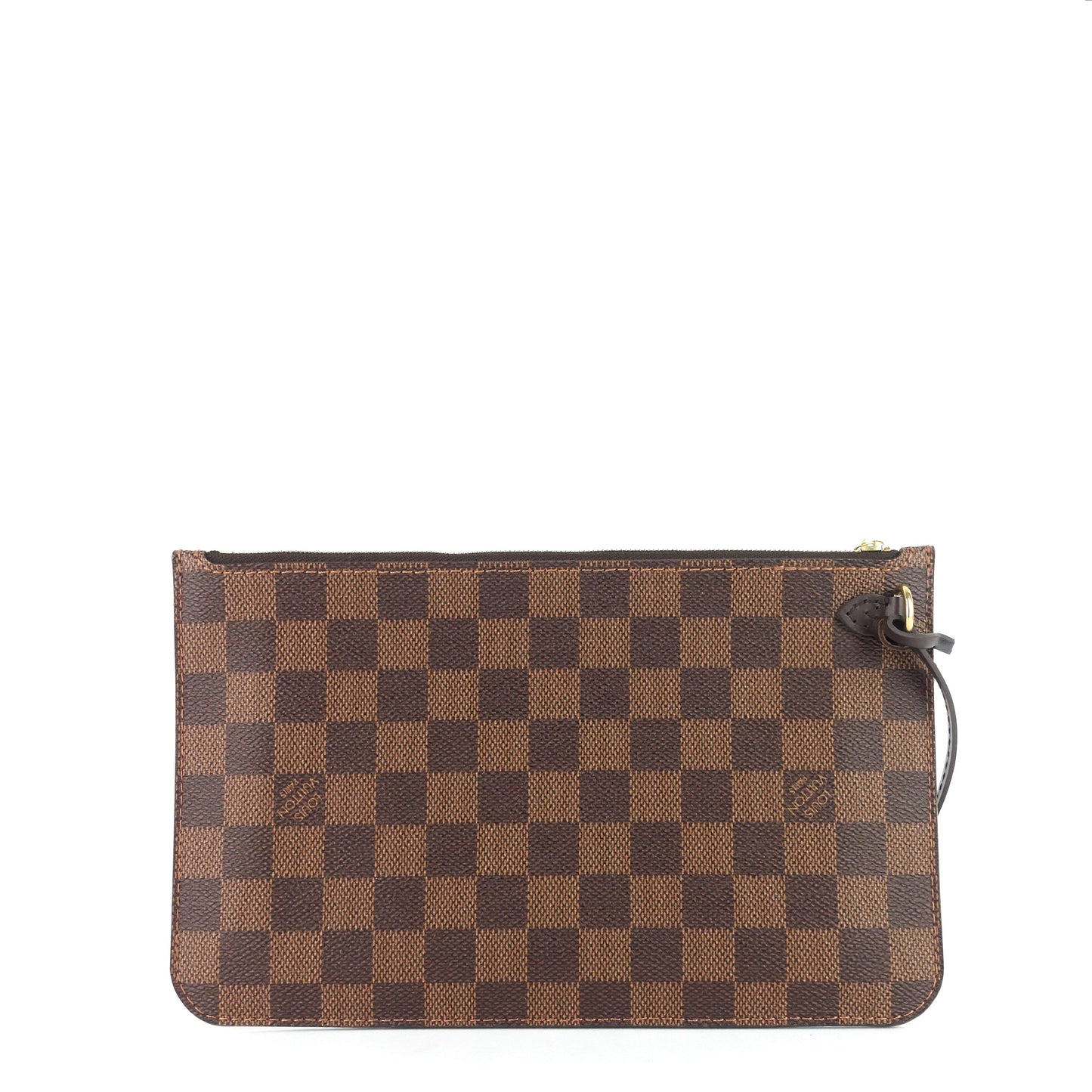 Louis Vuitto Neverfull GM with Pouch Damier Ebene Tote Bag
