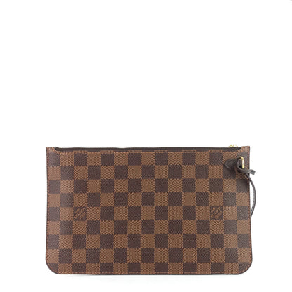 Louis Vuitto Neverfull GM with Pouch Damier Ebene Tote Bag
