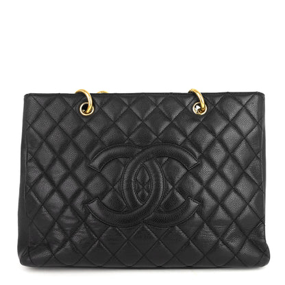 Chanel GST Grand Shopping Tote Caviar Bag