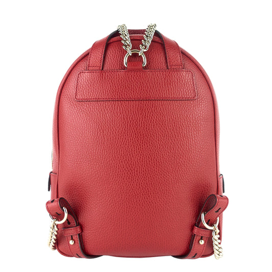 Gucci Soho Chain Calfskin Leather Backpack Bag