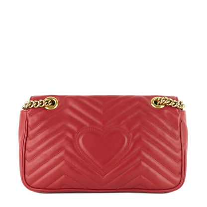Gucci GG Marmont Small Matelass� Calfskin Leather Shoulder Bag