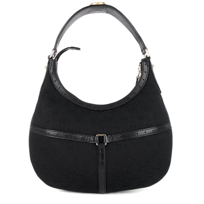 Gucci Web Reins GG Canvas Hobo Bag