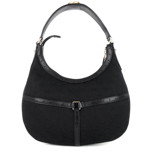 Gucci Web Reins GG Canvas Hobo Bag