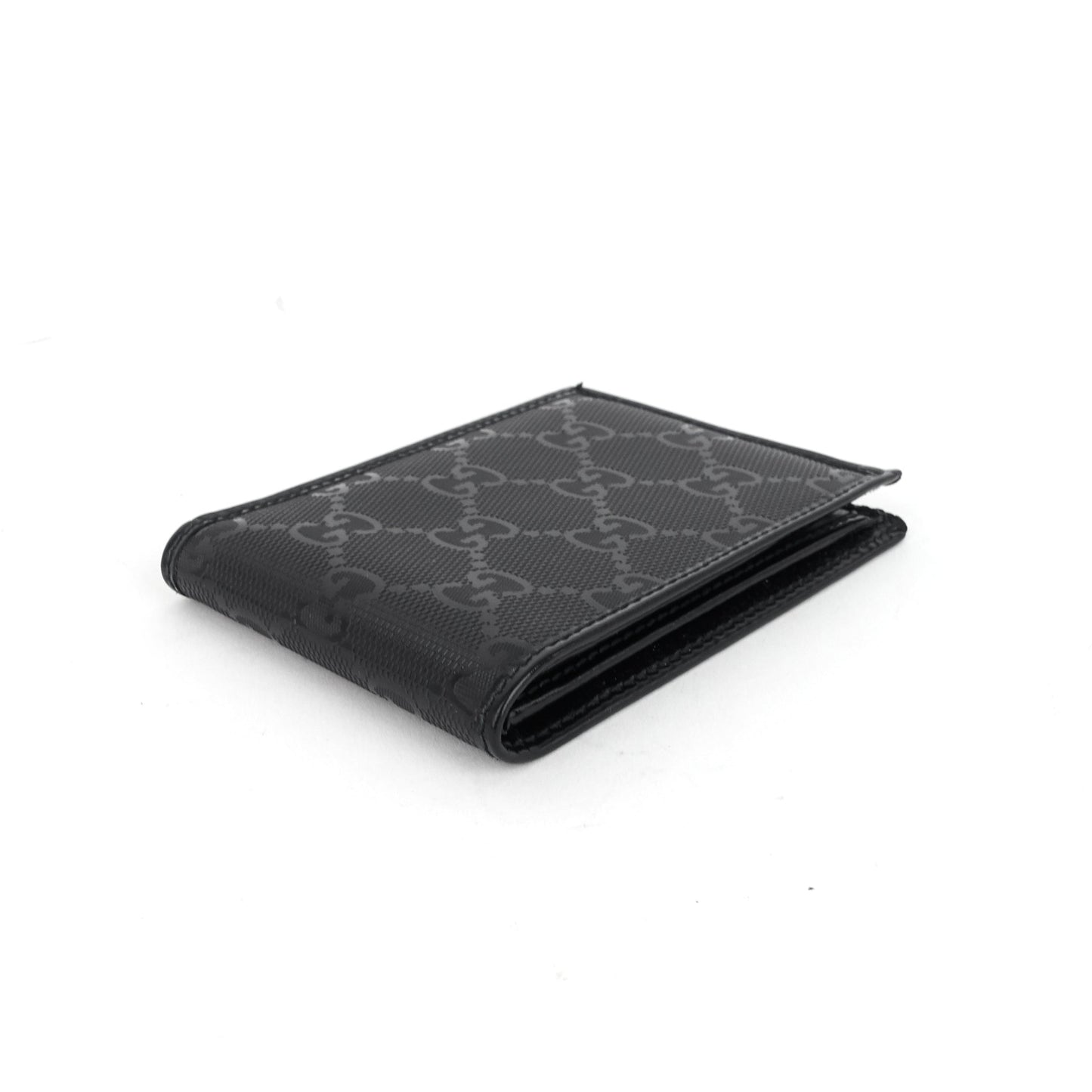 Gucci Bifold GG Coated Canvas Compact Wallet