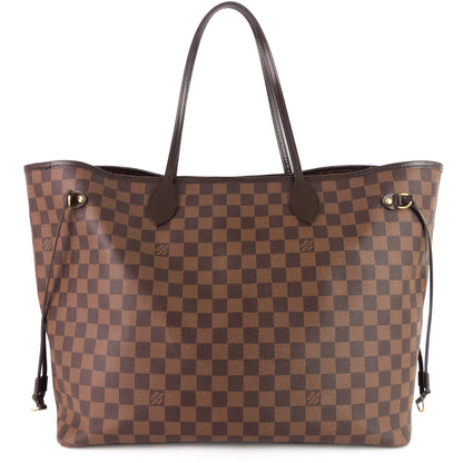 Louis Vuitto Neverfull GM Damier Ebene Canvas Tote Bag