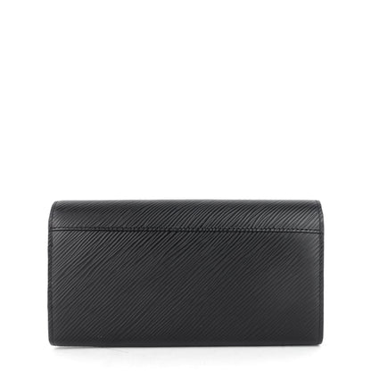 Louis Vuitto Twist Long Black Epi Leather Wallet