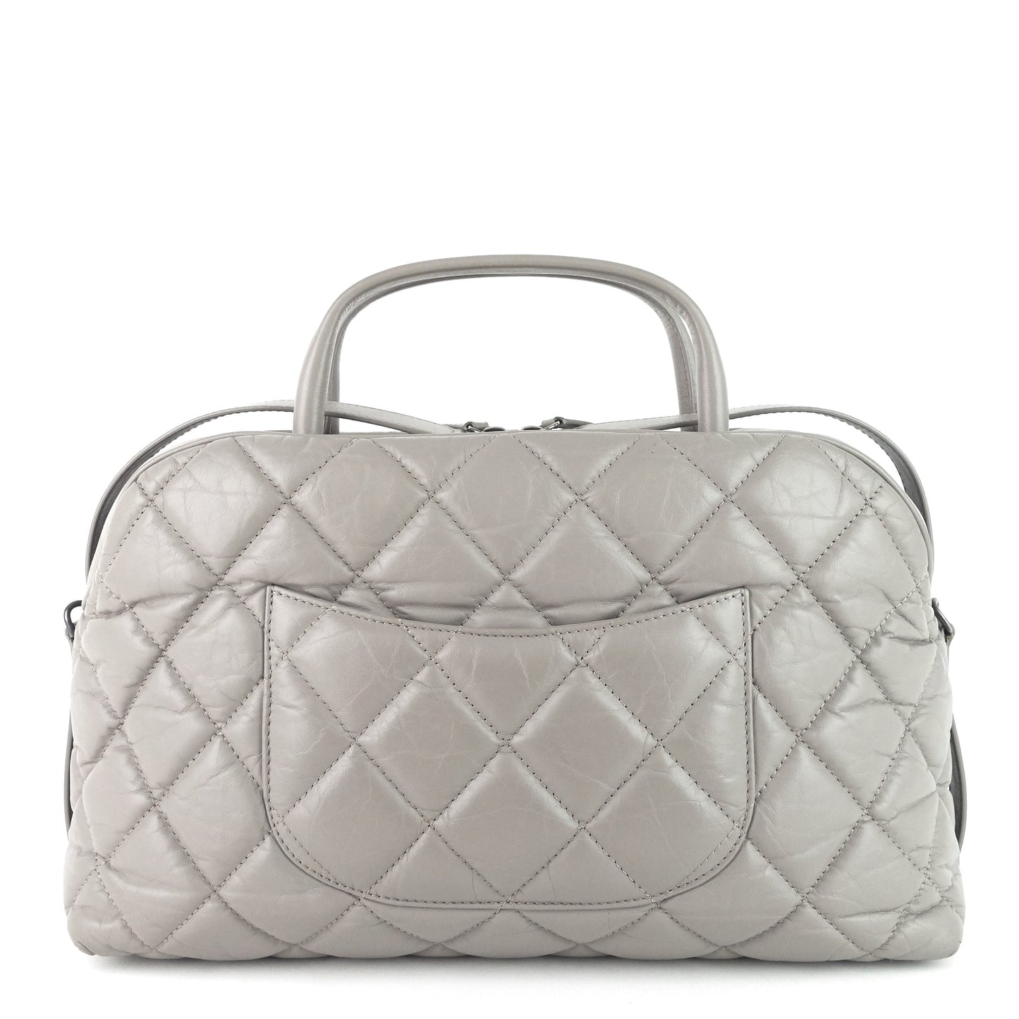 Chanel Aged Calfskin Small Bowling Bag