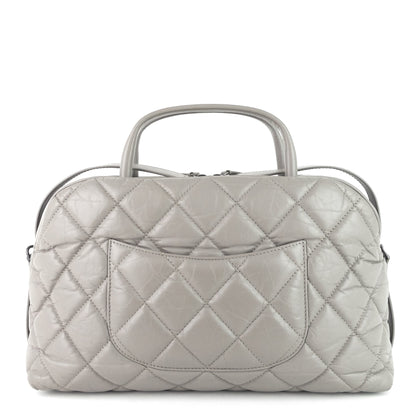Chanel Aged Calfskin Small Bowling Bag
