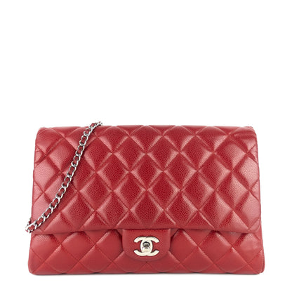 Chanel Quilted Caviar New Clutch with Chain Bag