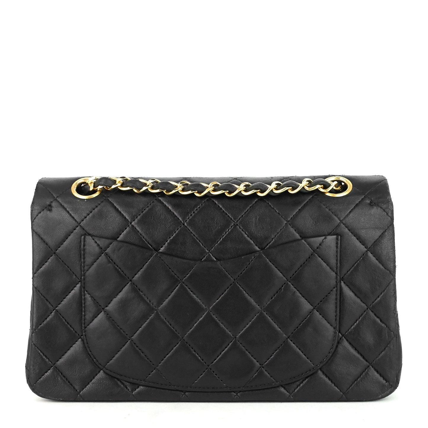 Chanel Double Flap Quilted Lambskin Leather Bag