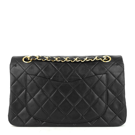 Chanel Double Flap Quilted Lambskin Leather Bag