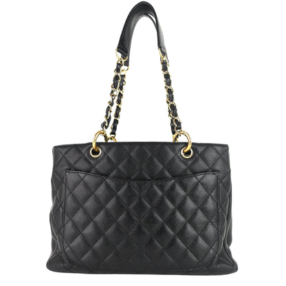 Chanel Grand Shopping Tote GST Caviar Leather Bag