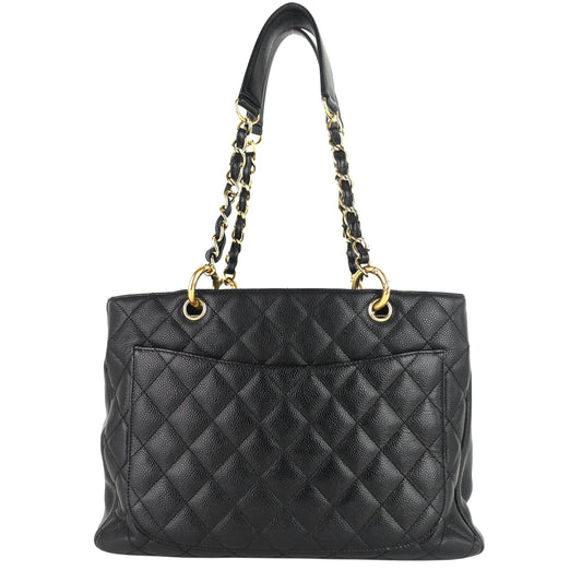 Chanel Grand Shopping Tote GST Caviar Leather Bag