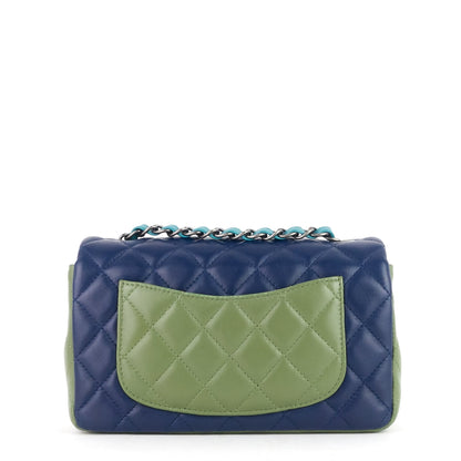 Chanel Classic Tricolour Lambskin Mini Flap Bag