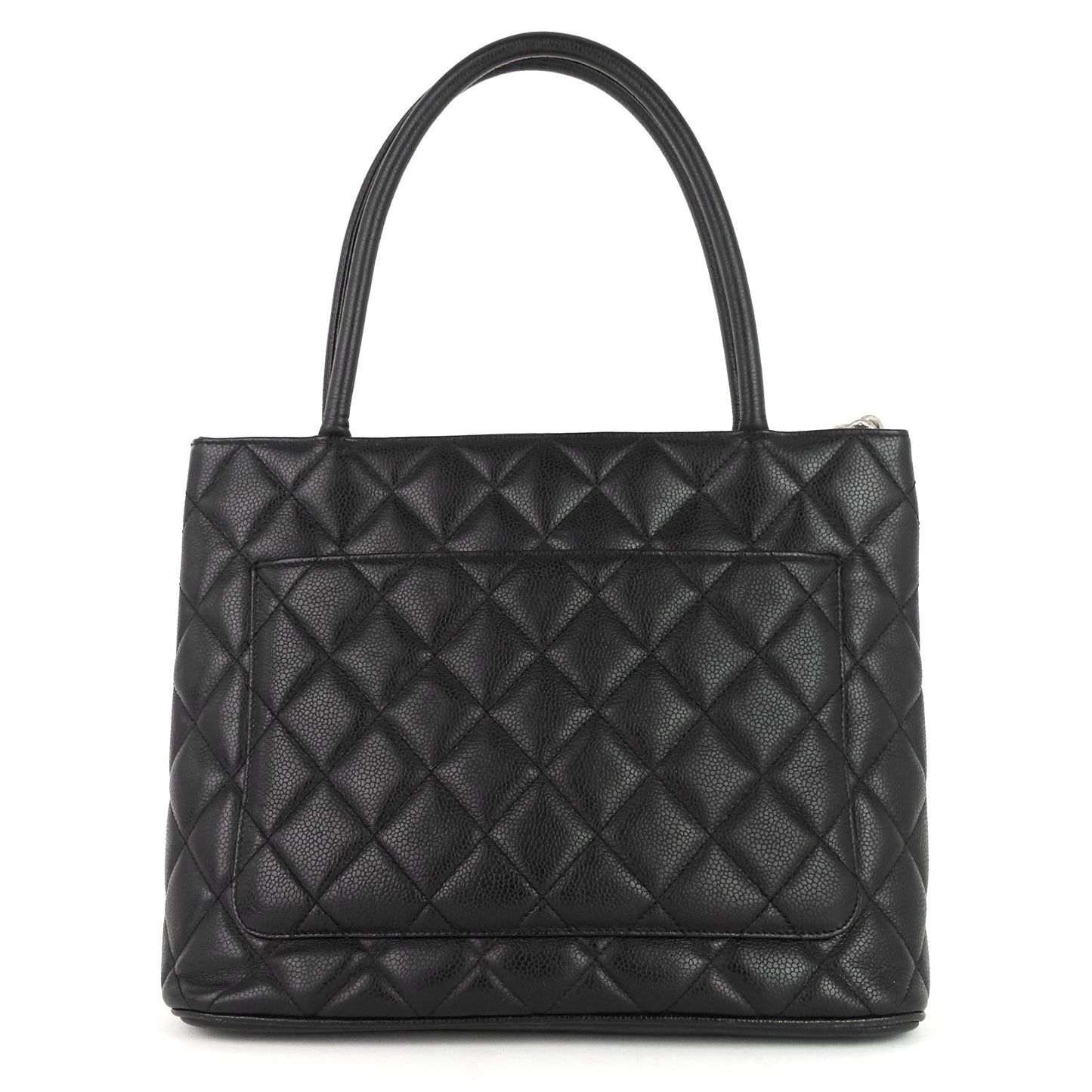Chanel Medallion Caviar Tote Bag