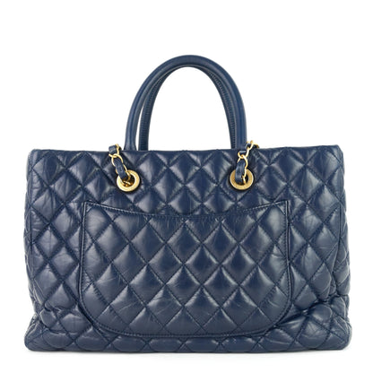 Chanel Coco Handle Medium Lambskin Leather Shopping Tote Bag