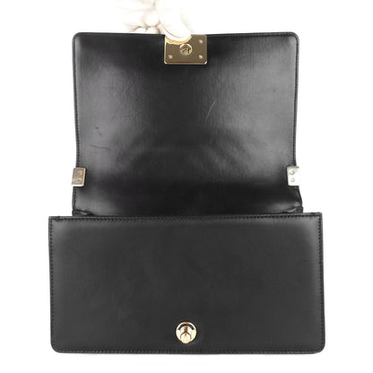 Chanel Boy Medium Chevron Quilted Calfskin Leather Bag