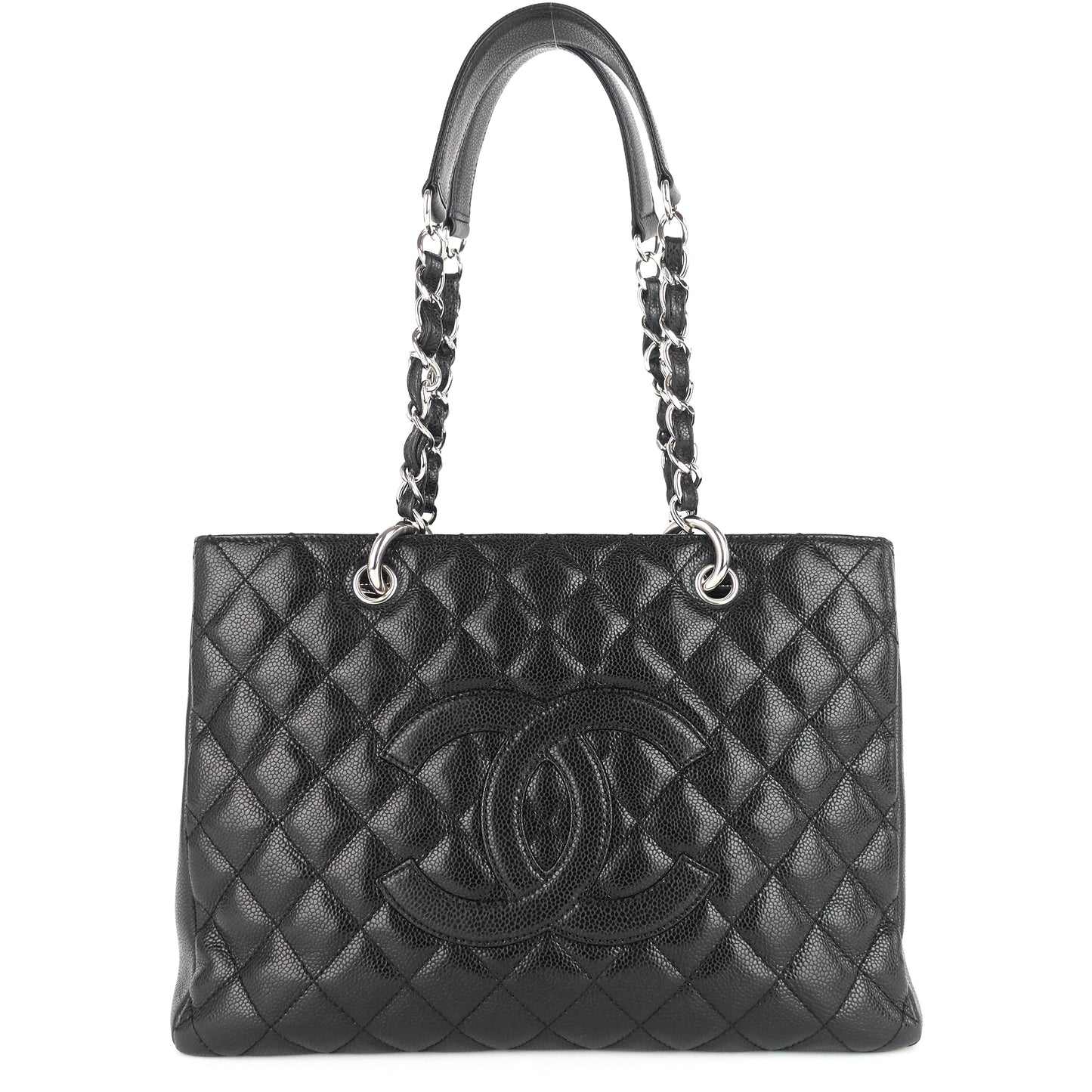 Chanel Grand Shopping Tote GST Caviar Leather Bag
