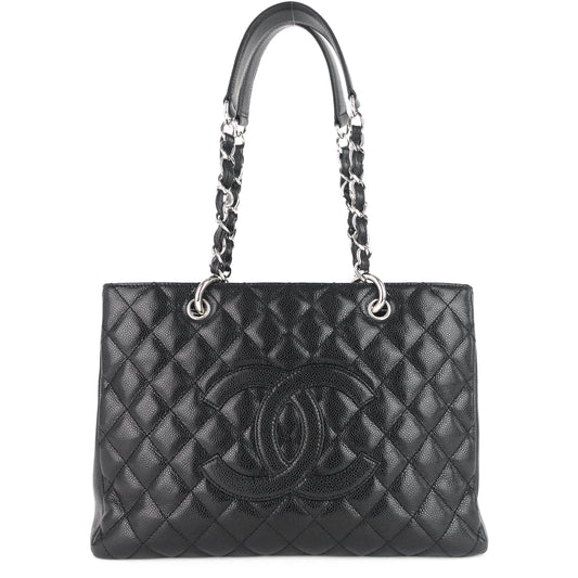 Chanel Grand Shopping Tote GST Caviar Leather Bag