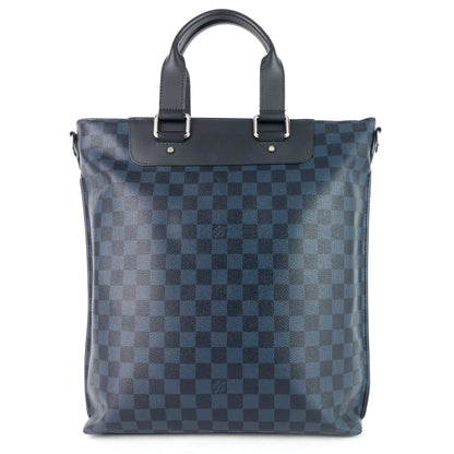 Louis Vuitto Cabas Jour Damier Cobalt Canvas Bag