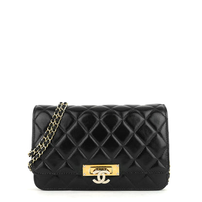 Chanel Golden Class Double CC Lambskin Wallet on Chain Bag