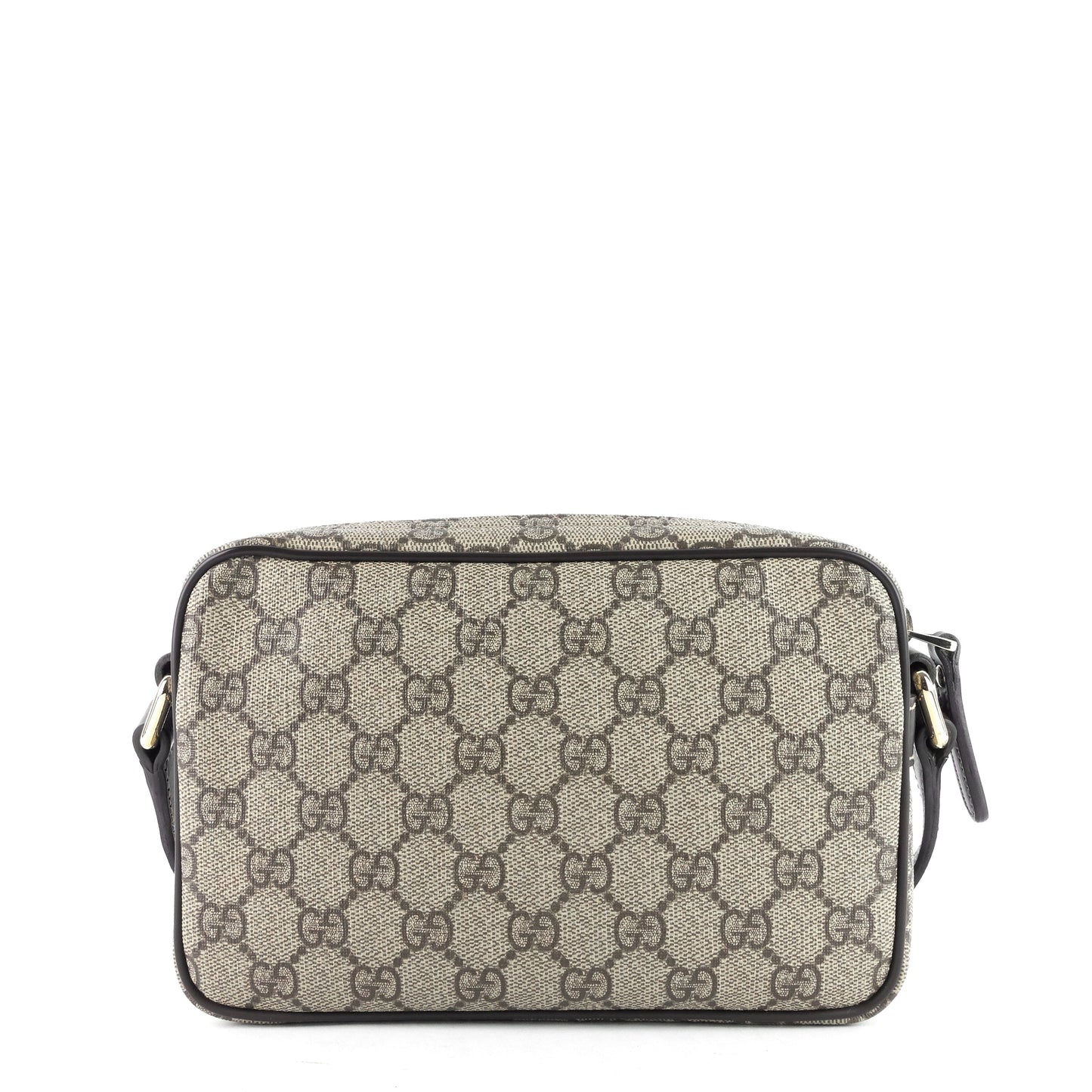 Gucci Front Zip GG Supreme Canvas Camera Bag