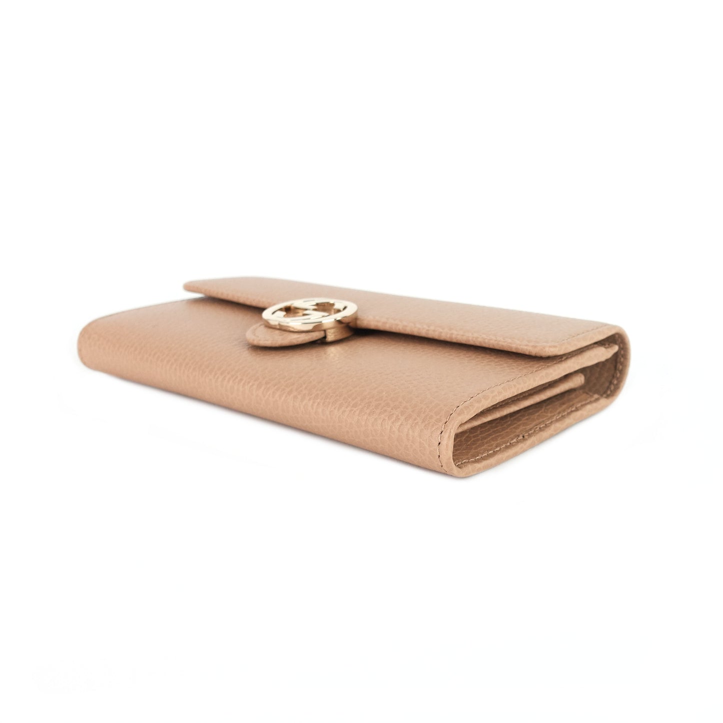 Gucci Dollar Interlocking G Continental Leather Wallet