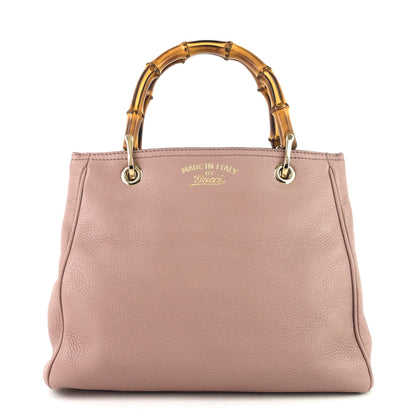 Gucci Bamboo Shopper Small Calfskin Tote Bag