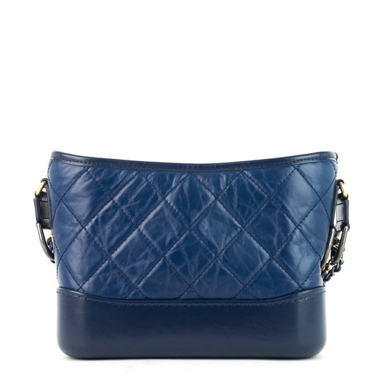 Chanel Gabrielle Small Calfskin Leather Hobo Bag