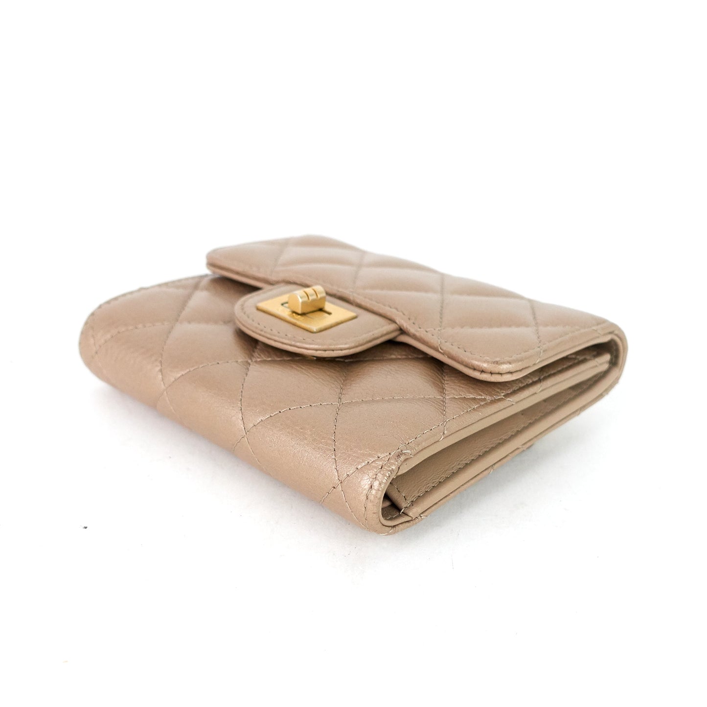 Chanel Reissue Compact Metallic Calfskin Wallet