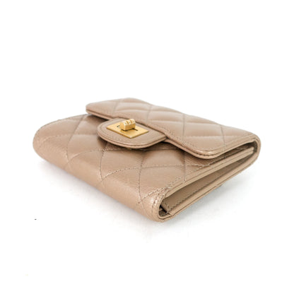 Chanel Reissue Compact Metallic Calfskin Wallet