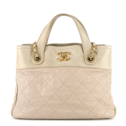 Chanel In The Mix Calfskin Tote Bag