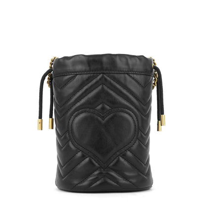 Gucci GG Marmont Leather Mini Bucket Bag