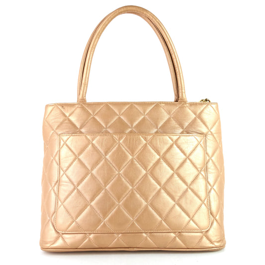 Chanel Medallion Lambskin Tote Bag