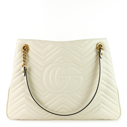 Gucci Marmont Medium Matelass� Calf Leather Chain Shoulder Bag