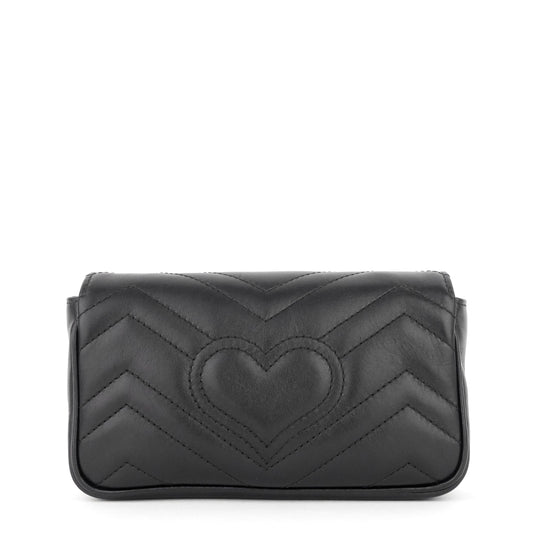 Gucci GG Marmont Super Mini Matelass� Leather Bag