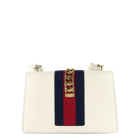 Gucci Sylvie Small Calfskin Leather Bag