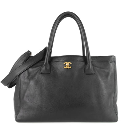 Chanel Executive Cerf XL Caviar Leather Tote Bag