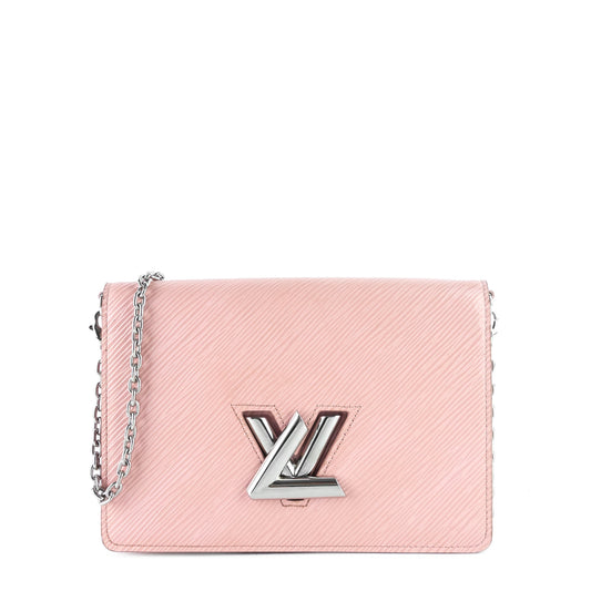 Louis Vuitto Twist Belt Pink Epi Leather Wallet on Chain Bag